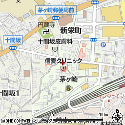 釜焼きピザ×肉バル DON NAPOLI（ドンナポリ） 茅ヶ崎周辺の地図