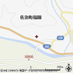 鳥取県鳥取市佐治町福園126周辺の地図