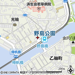 神奈川県横浜市金沢区平潟町22-3周辺の地図