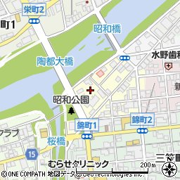 岐阜県多治見市昭和町周辺の地図