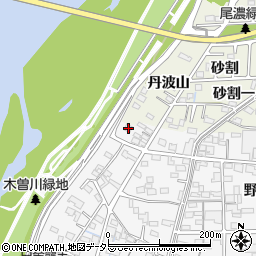 愛知県一宮市奥町堤下一136周辺の地図