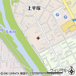 神奈川県平塚市上平塚11-52周辺の地図