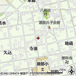 愛知県一宮市瀬部寺浦59周辺の地図