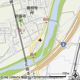 滋賀県米原市飯722周辺の地図