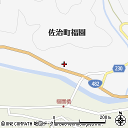 鳥取県鳥取市佐治町福園133周辺の地図