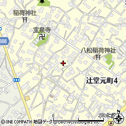 神奈川県藤沢市辻堂元町3丁目17周辺の地図