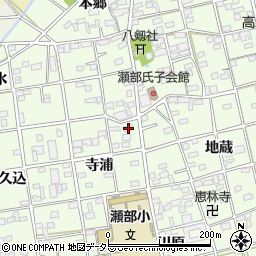 愛知県一宮市瀬部寺浦56周辺の地図