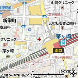 三菱ＵＦＪ銀行茅ヶ崎支店周辺の地図