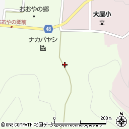 兵庫県養父市大屋町笠谷179周辺の地図