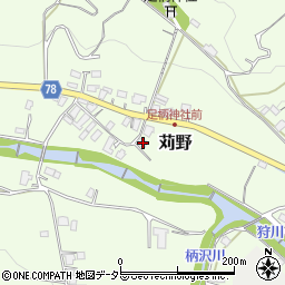 神奈川県南足柄市苅野143周辺の地図