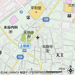 愛知県江南市上奈良町天王24周辺の地図