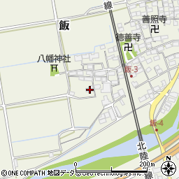 滋賀県米原市飯488周辺の地図