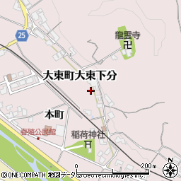 島根県雲南市大東町大東下分238周辺の地図