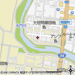 和銅株式会社　大垣支店周辺の地図