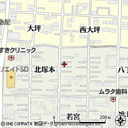 愛知県一宮市今伊勢町馬寄北塚本45-3周辺の地図