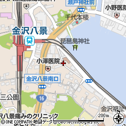 神奈川県横浜市金沢区瀬戸3周辺の地図