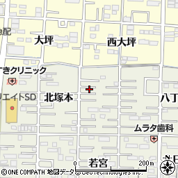 愛知県一宮市今伊勢町馬寄北塚本45周辺の地図