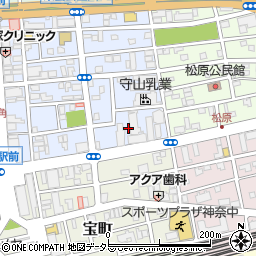 神奈川県平塚市宮の前9-32周辺の地図