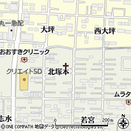 愛知県一宮市今伊勢町馬寄北塚本38周辺の地図