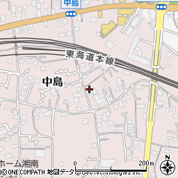 神奈川県茅ヶ崎市中島1133-4周辺の地図
