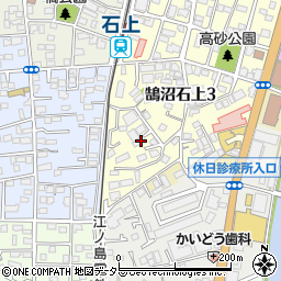 神奈川県藤沢市鵠沼石上3丁目4-5周辺の地図