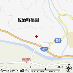 鳥取県鳥取市佐治町福園121周辺の地図