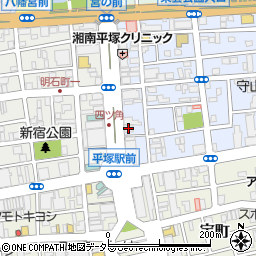 神奈川新聞社湘南総局周辺の地図