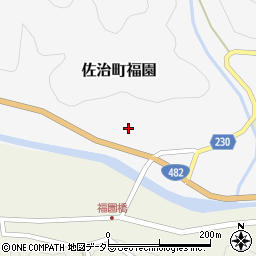 鳥取県鳥取市佐治町福園128周辺の地図