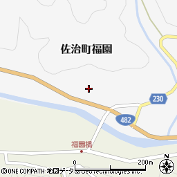 鳥取県鳥取市佐治町福園128周辺の地図