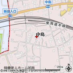 神奈川県茅ヶ崎市中島863周辺の地図