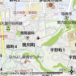 岐阜県多治見市窯町22周辺の地図