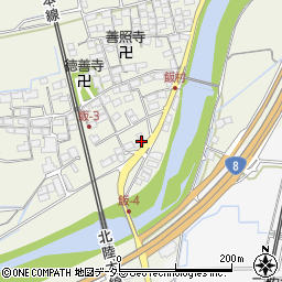 滋賀県米原市飯655-1周辺の地図