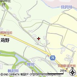 神奈川県南足柄市苅野197周辺の地図