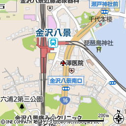 神奈川県横浜市金沢区瀬戸16周辺の地図