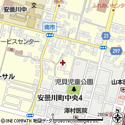滋賀県高島市安曇川町田中210周辺の地図