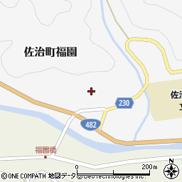 鳥取県鳥取市佐治町福園116周辺の地図