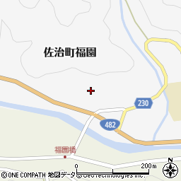 鳥取県鳥取市佐治町福園121周辺の地図