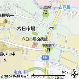 静岡県御殿場市六日市場64周辺の地図