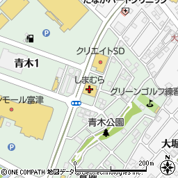 ファッションセンターしまむら富津店周辺の地図