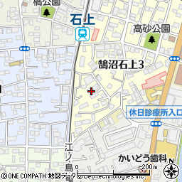 神奈川県藤沢市鵠沼石上3丁目4-4周辺の地図