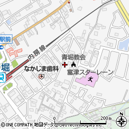 千葉県富津市大堀1798周辺の地図