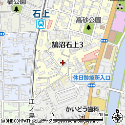 神奈川県藤沢市鵠沼石上3丁目1-17周辺の地図