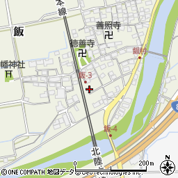 滋賀県米原市飯546周辺の地図