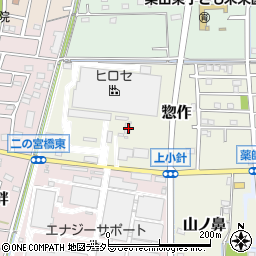 愛知県犬山市惣作33周辺の地図