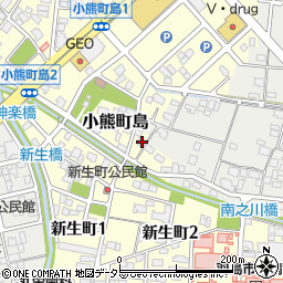 岐阜県羽島市小熊町島707周辺の地図