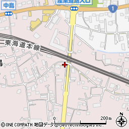 神奈川県茅ヶ崎市中島1157周辺の地図