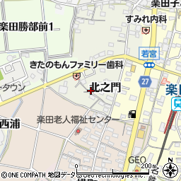 〒484-0911 愛知県犬山市北之門の地図