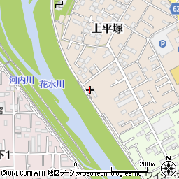 神奈川県平塚市上平塚11-31周辺の地図