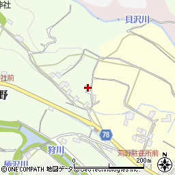 神奈川県南足柄市苅野195周辺の地図