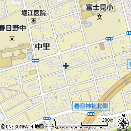 神奈川県平塚市中里14-13周辺の地図